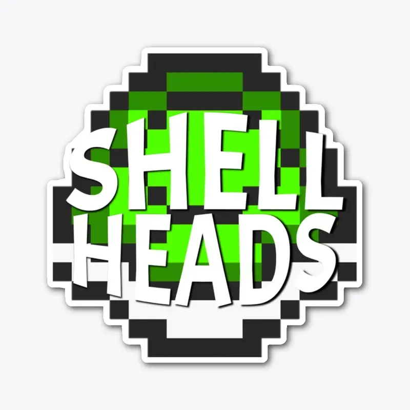 Shell Heads Sticker (GREEN)