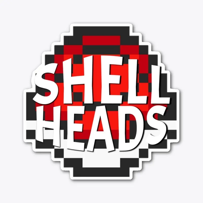 Shell Heads Sticker (RED)